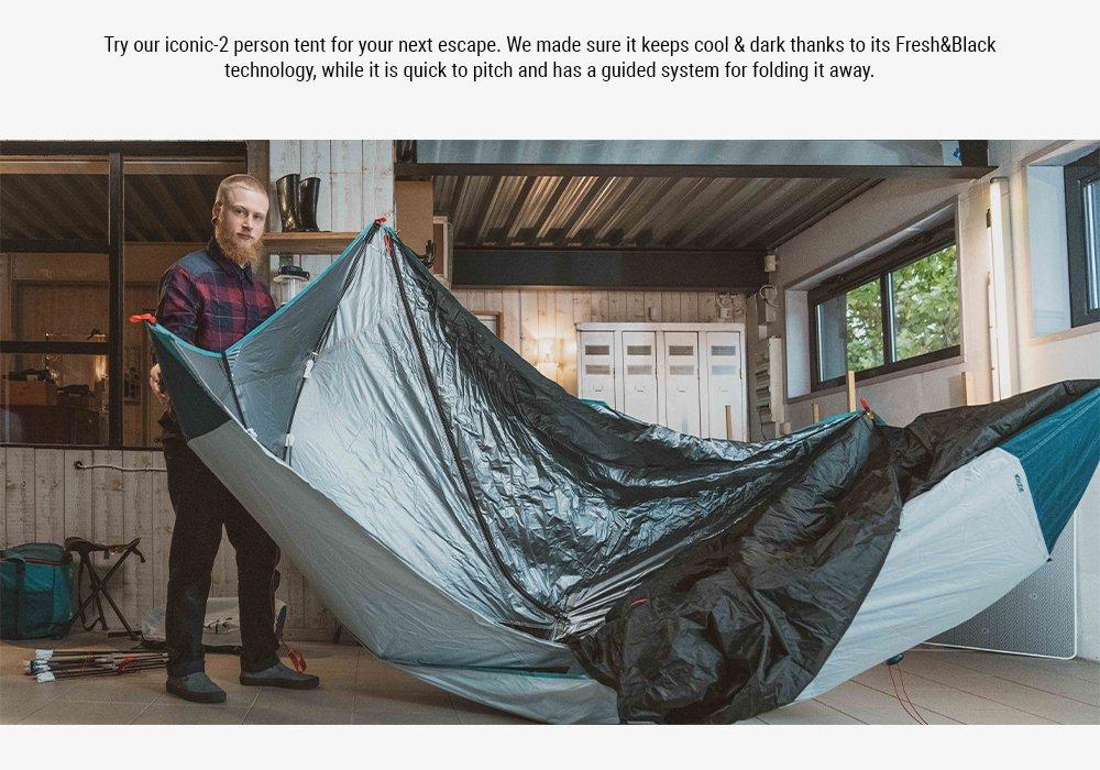 4 Person 1 Bedroom Camping Tent Fresh, Beige, No Color, medium