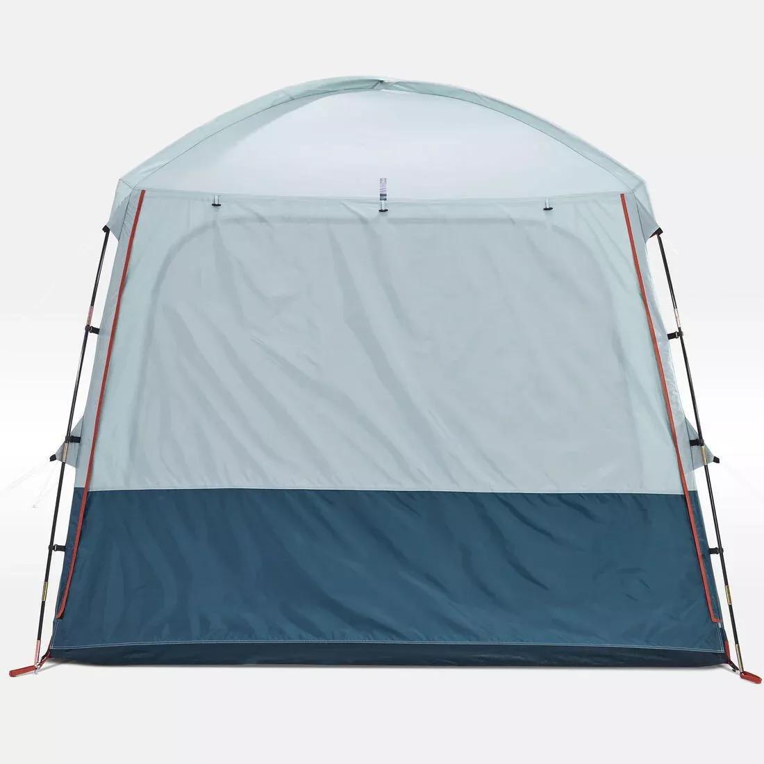 Camping Living Room With Poles -6-Person- Arpenaz Base M, Blue, No Color, large image number 8