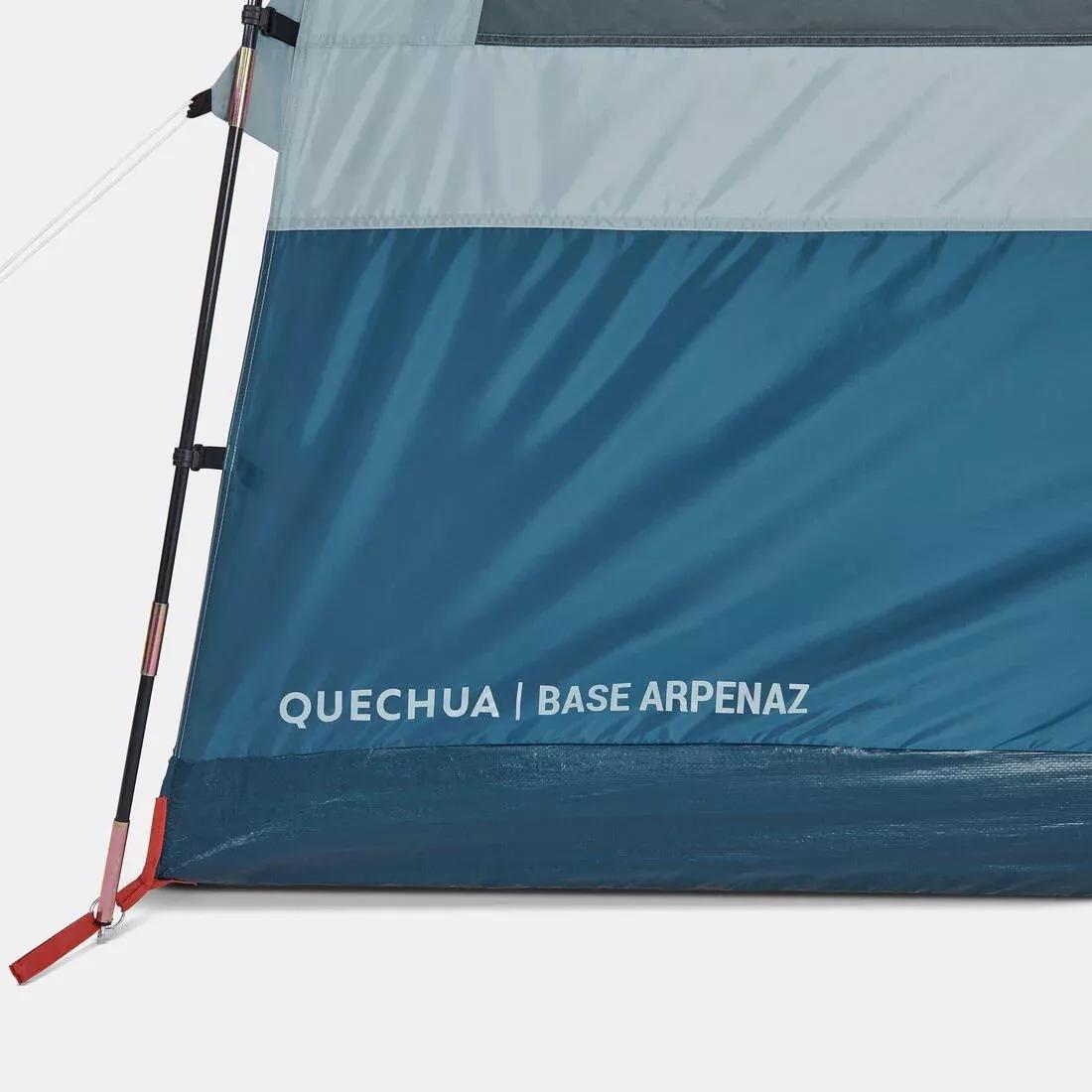 Camping Living Room With Poles -6-Person- Arpenaz Base M, Blue, No Color, large image number 12