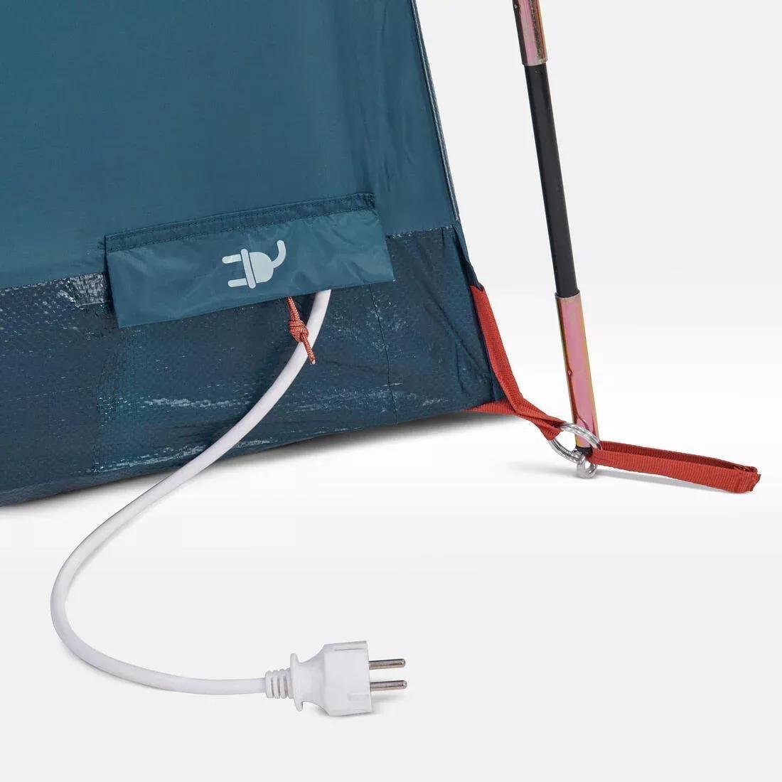 Camping Living Room With Poles -6-Person- Arpenaz Base M, Blue, No Color, large image number 13