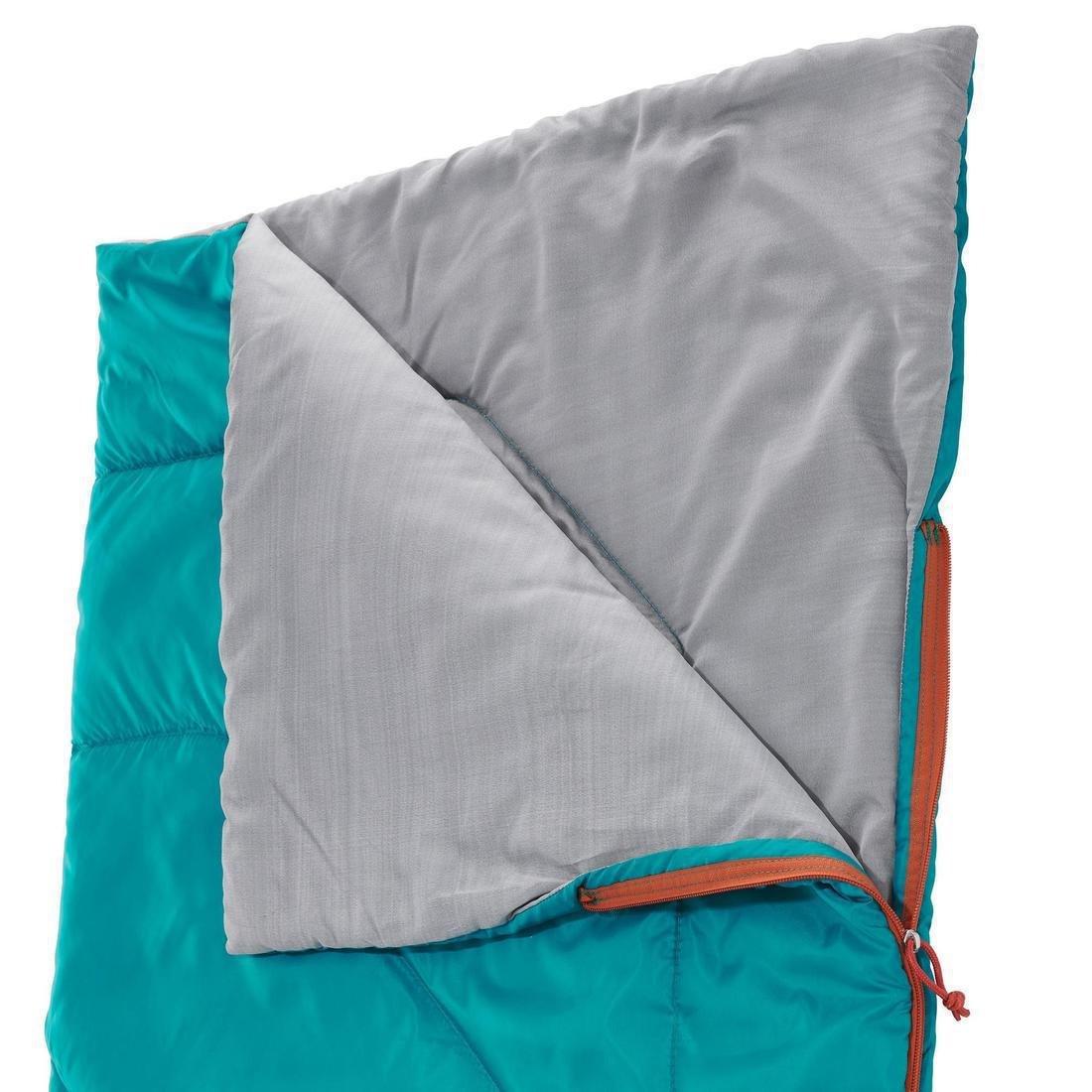 Camping Sleeping Bag - Arpenaz 20C, Turquoise, No Color, large image number 14