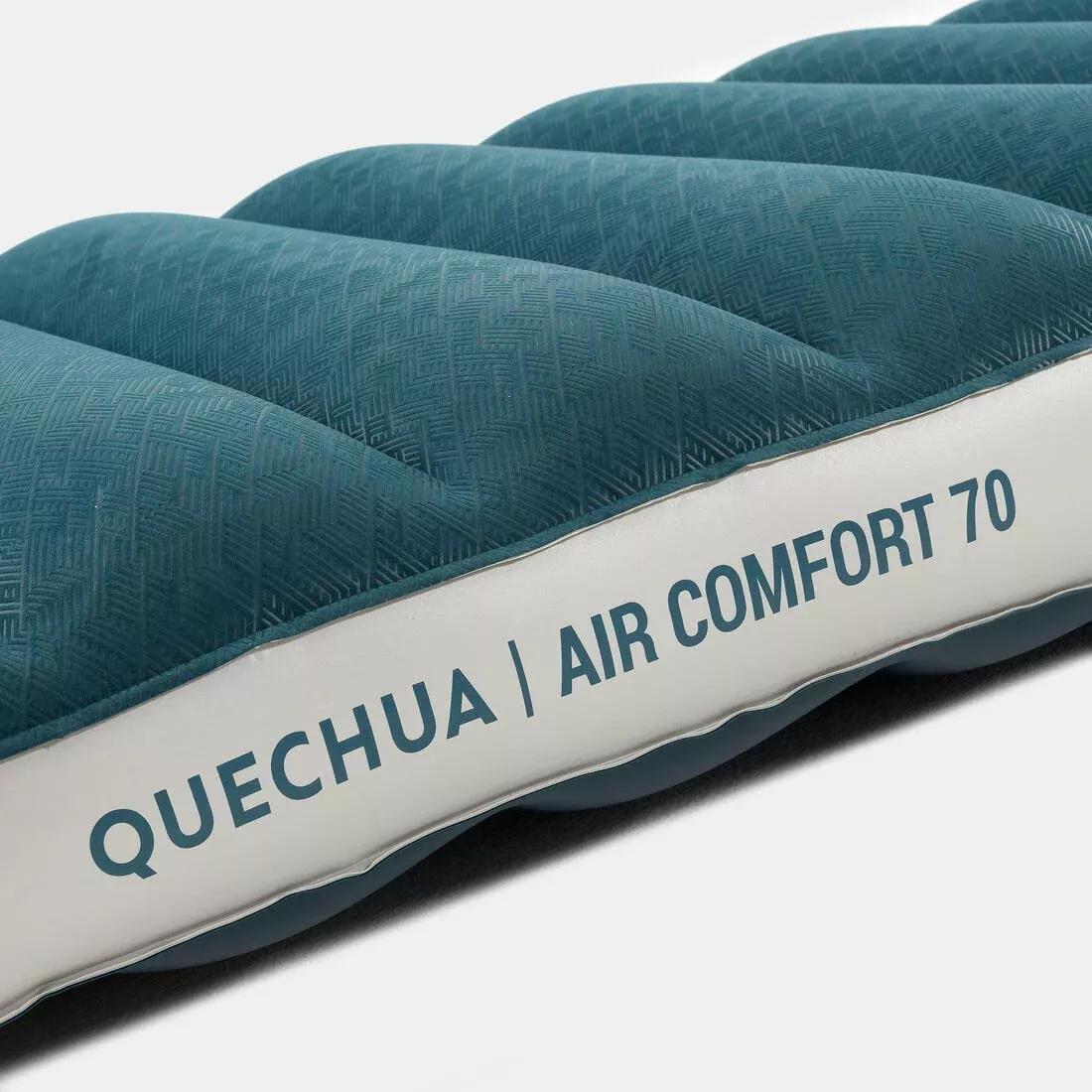 Inflatable Camping Mattress - Air Comfort 70 Cm 1 Person, Navy, No Color, large image number 6