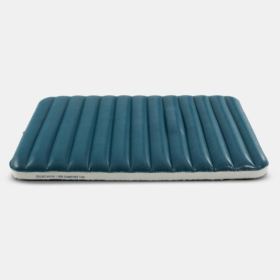Inflatable Camping Mattress Air Comfort 2 People, Green, No Color, large image number 3