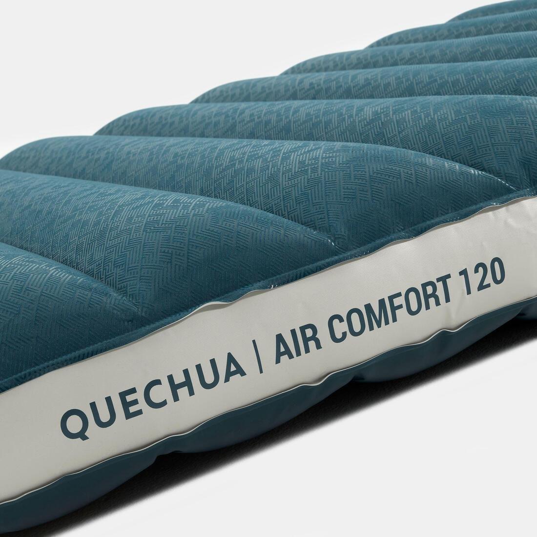 Inflatable Camping Mattress Air Comfort 2 People, Green, No Color, large image number 4
