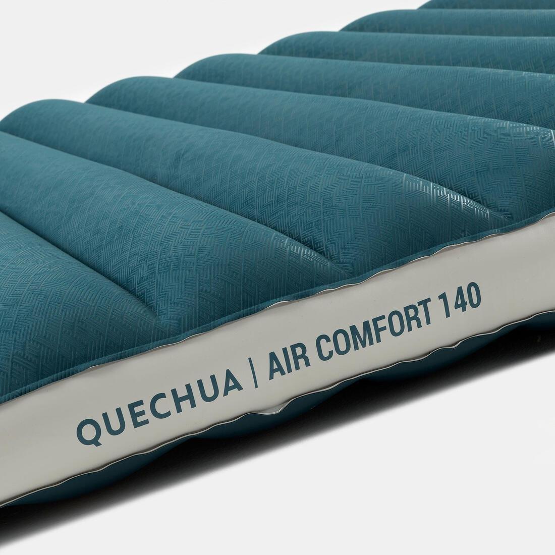 Inflatable Camping Mattress Air Comfort 2 People, Green, No Color, large image number 4