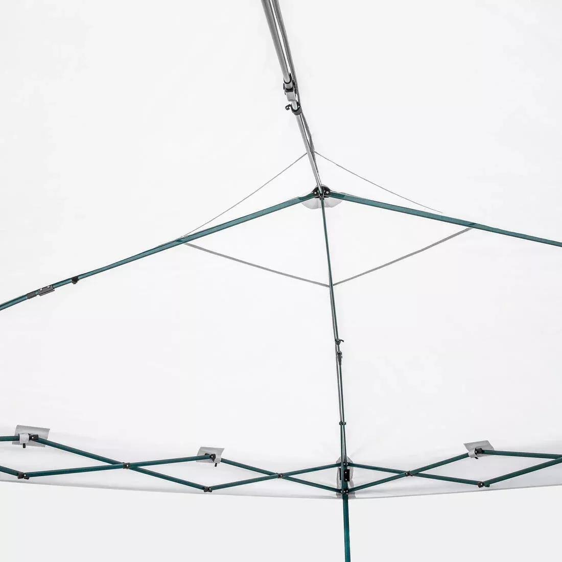 8 Man Camping Shelter Gazebo - Arpenaz Fresh, white, 5401_000, large image number 5