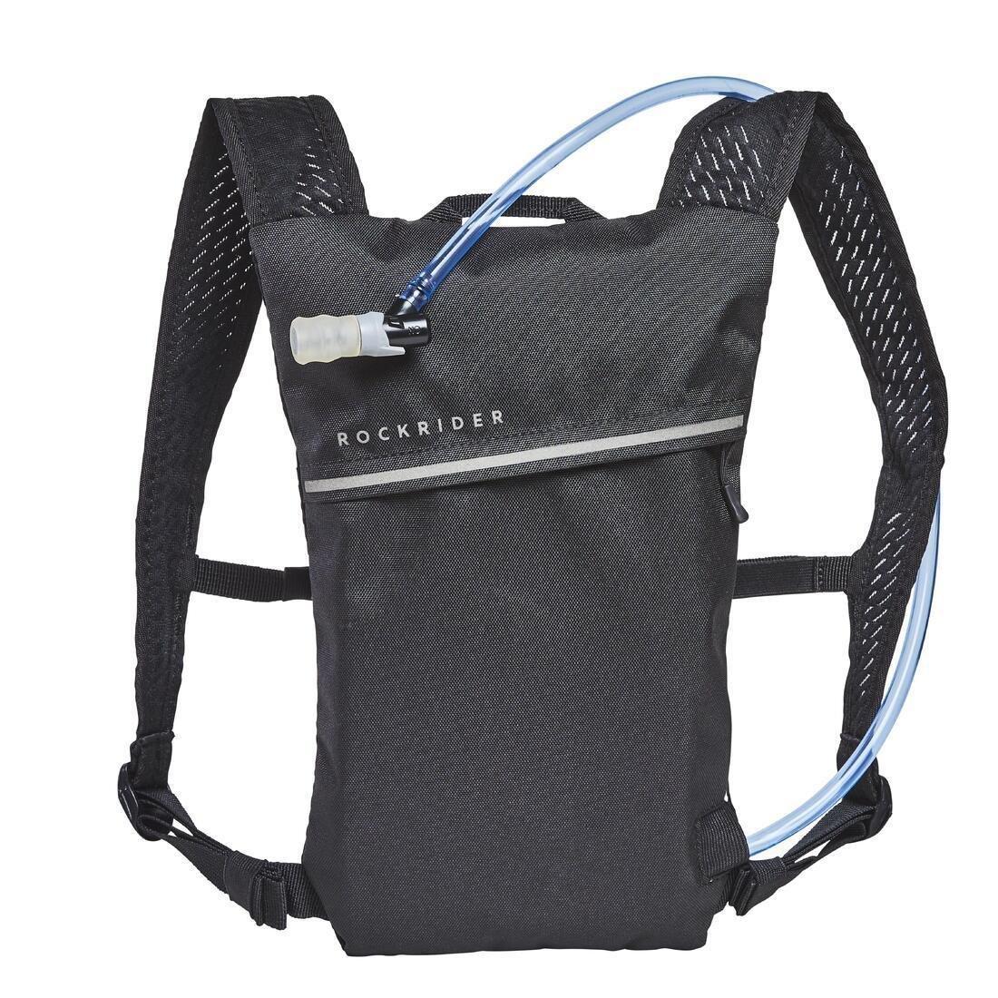 Mountain Bike Hydration Backpack Explore Water, Black, No Color, large image number 0