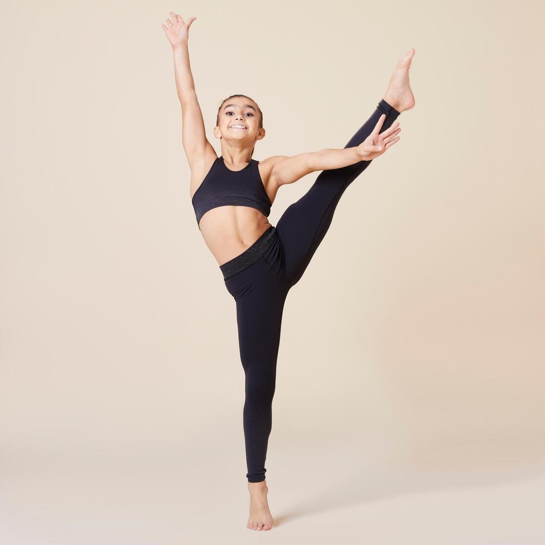 speerise Kids Girls Hight Waist Stirrup Ballet Workout Dance Leggings,  Black, 12/14 price in UAE,  UAE