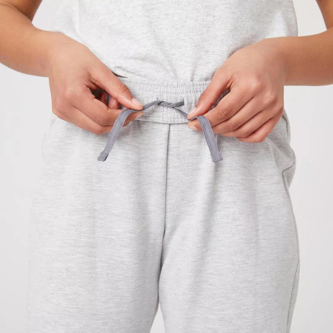 Kids Exercise Tracksuit 500, Light Grey, No Color, large image number 5