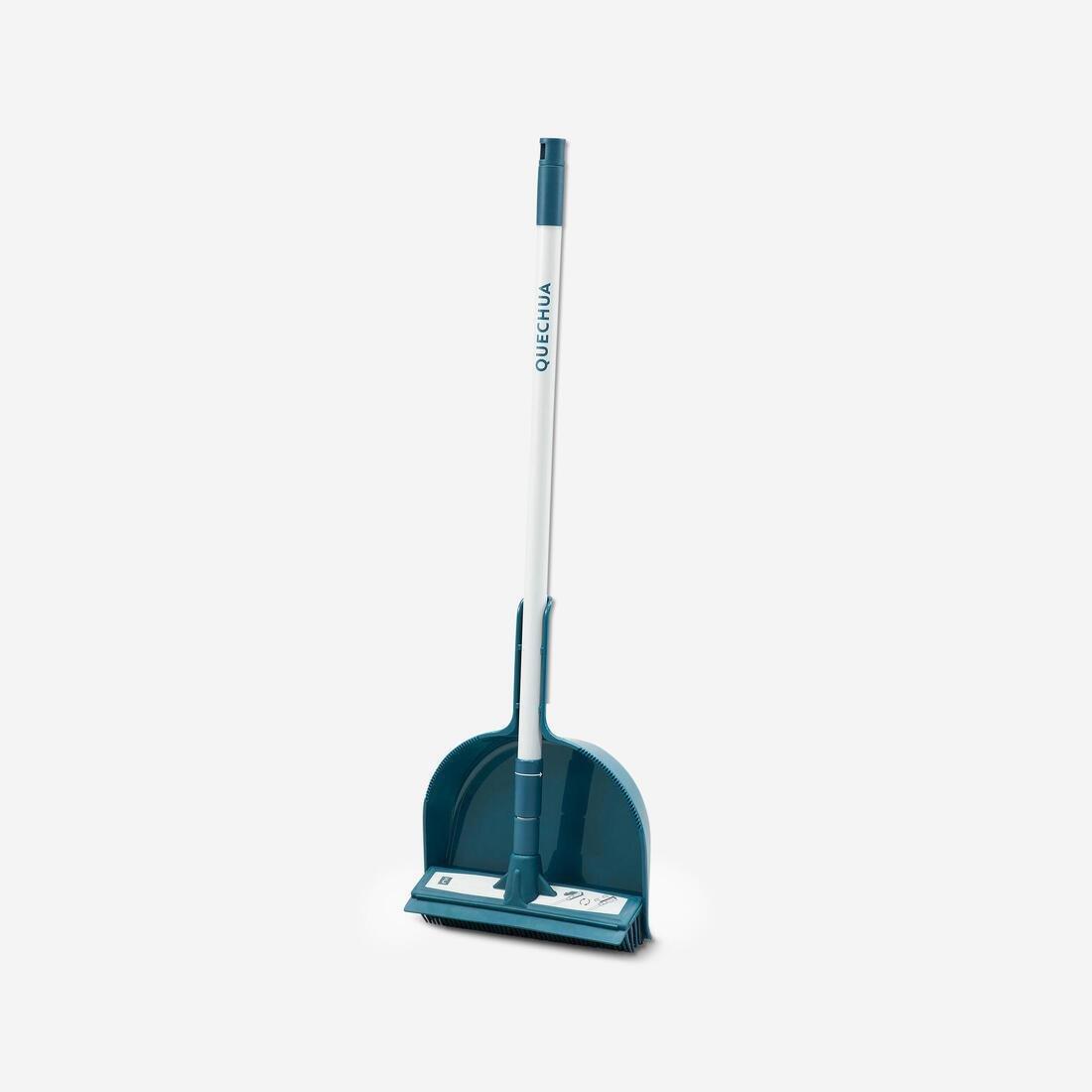 Camping Broom Dustpan Kit, Blue, No Color, large image number 0