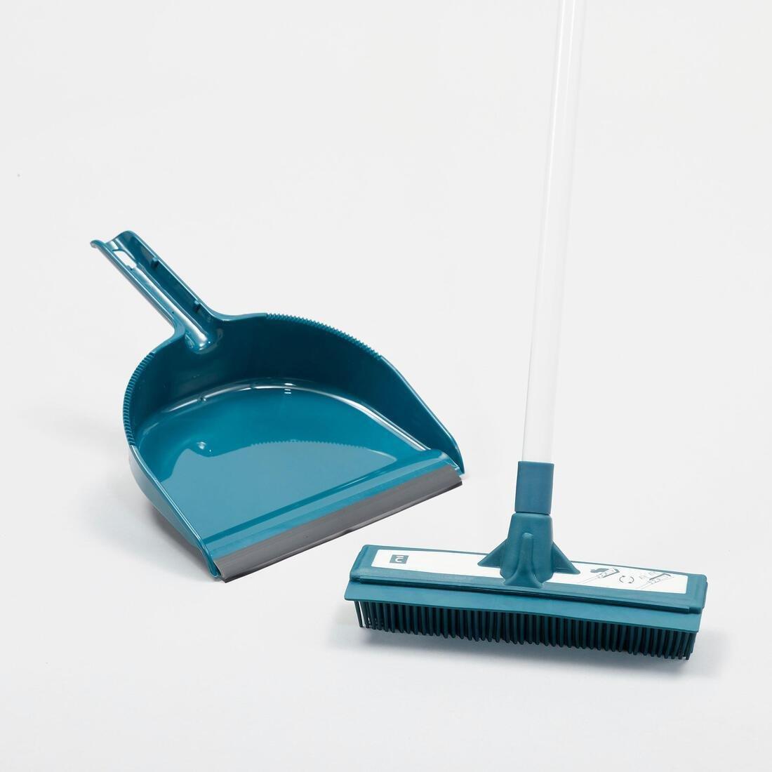 Camping Broom Dustpan Kit, Blue, No Color, large image number 2