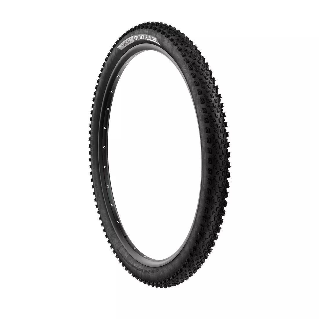 27.5 X 2.3 Mountain Biking Cross-Country Tyre XC Fast, Black, No Color, large image number 2