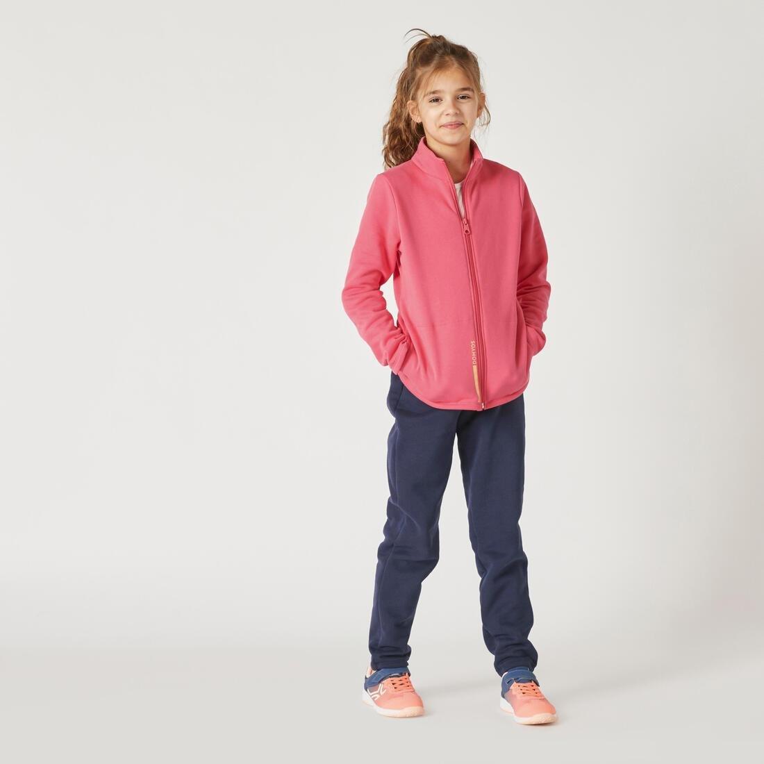 Kids Warm Zip-Up Tracksuit Warmy, Pink, , medium