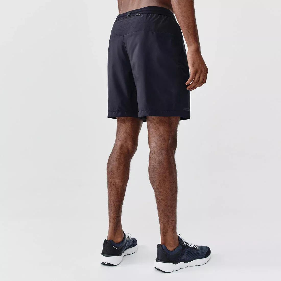 Mens Running Breathable Shorts Dry+, Black, No Color, medium