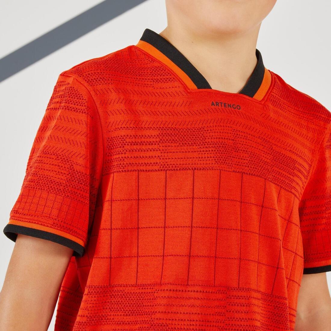 Kids Unisex Tennis T-Shirt - Tts900, Red, , large image number 9
