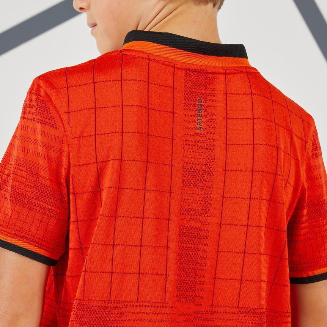 Kids Unisex Tennis T-Shirt - Tts900, Red, , large image number 10