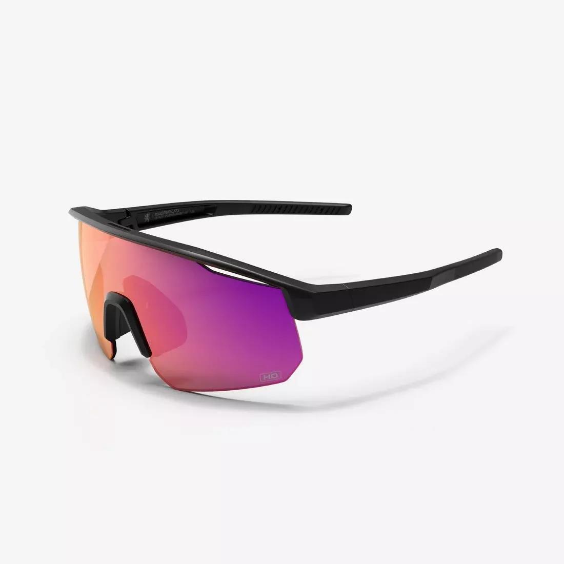 Adult Cycling Glasses - Perf 500 Light HD CAT3, Black, No Color, medium