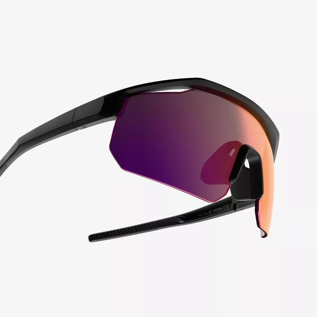 Adult Cycling Glasses - Perf 500 Light HD CAT3, Black, No Color, medium