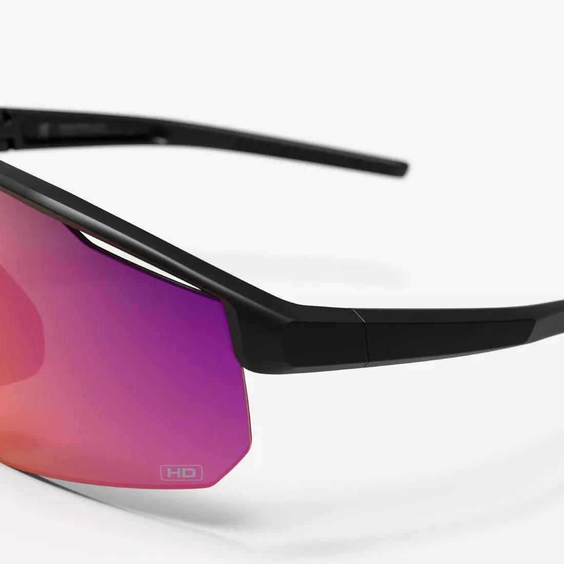 Adult Cycling Glasses - Perf 500 Light HD CAT3, Black, No Color, large image number 3