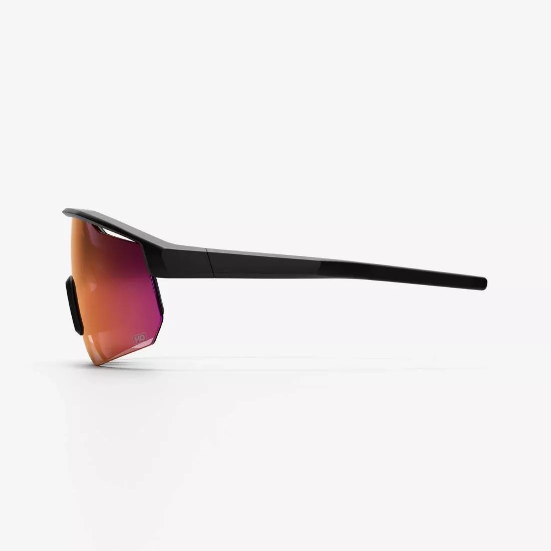 Adult Cycling Glasses - Perf 500 Light HD CAT3, Black, No Color, large image number 6