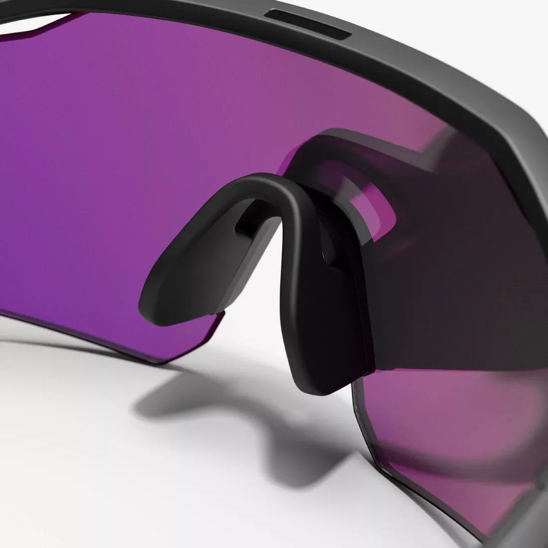 Adult Cycling Glasses - Perf 500 Light HD CAT3, Black, No Color, large image number 7