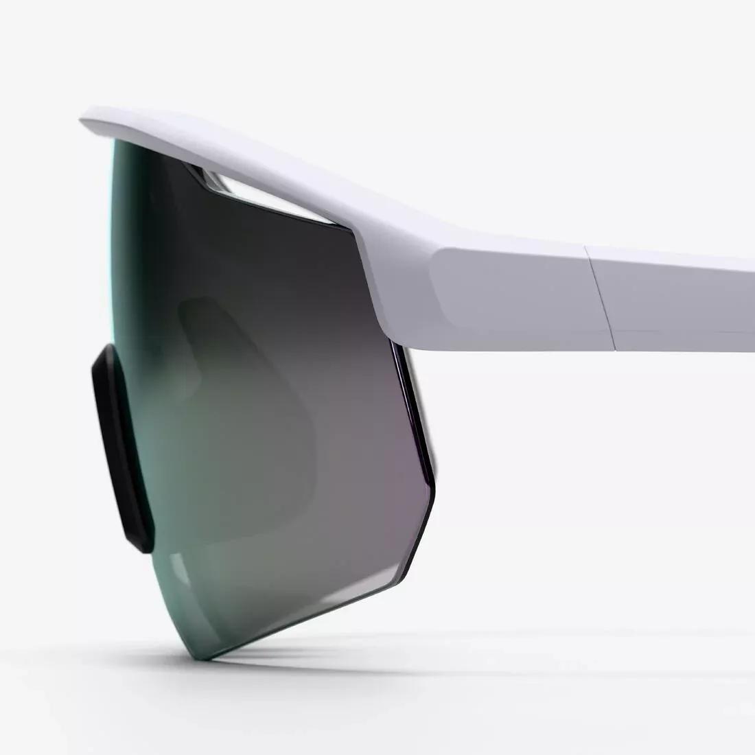 Adult Cycling Glasses - Perf 500 - Light Category 3, Black, No Color, large image number 8