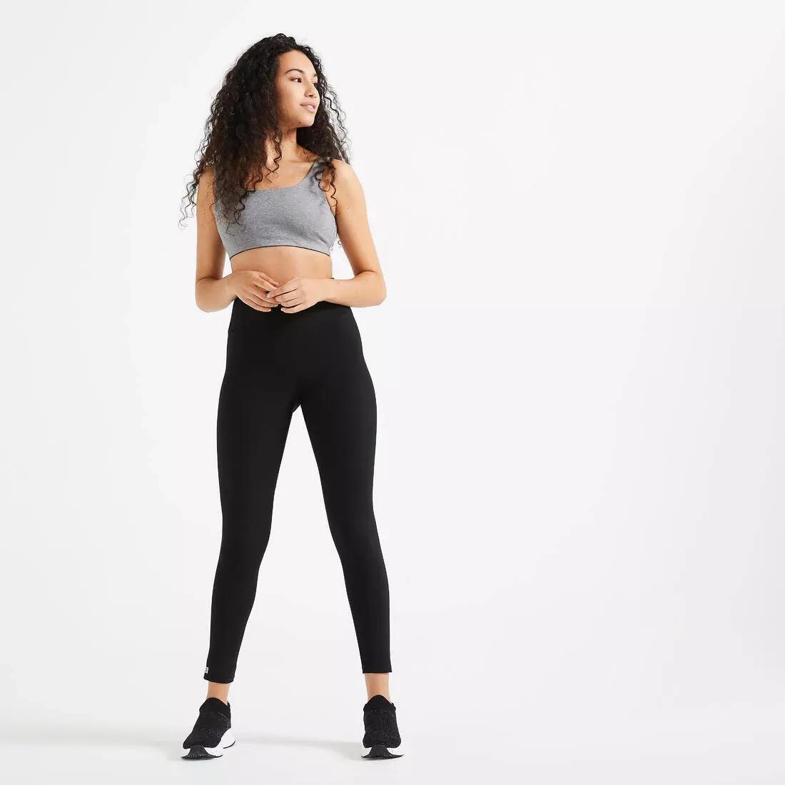 Light Support Fitness Bra - 120, Grey, No Color, large image number 5