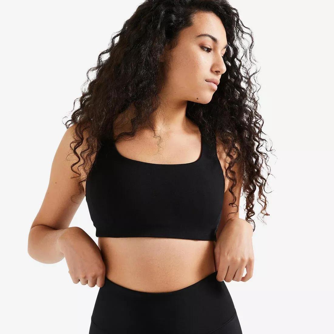 Light Support Fitness Bra 120, Grey, , large image number 8