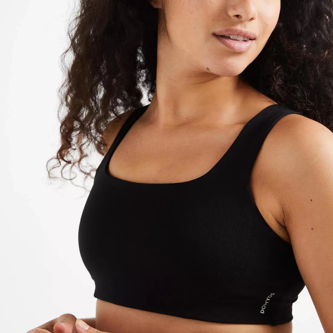 Light Support Fitness Bra 120, Grey, , large image number 10