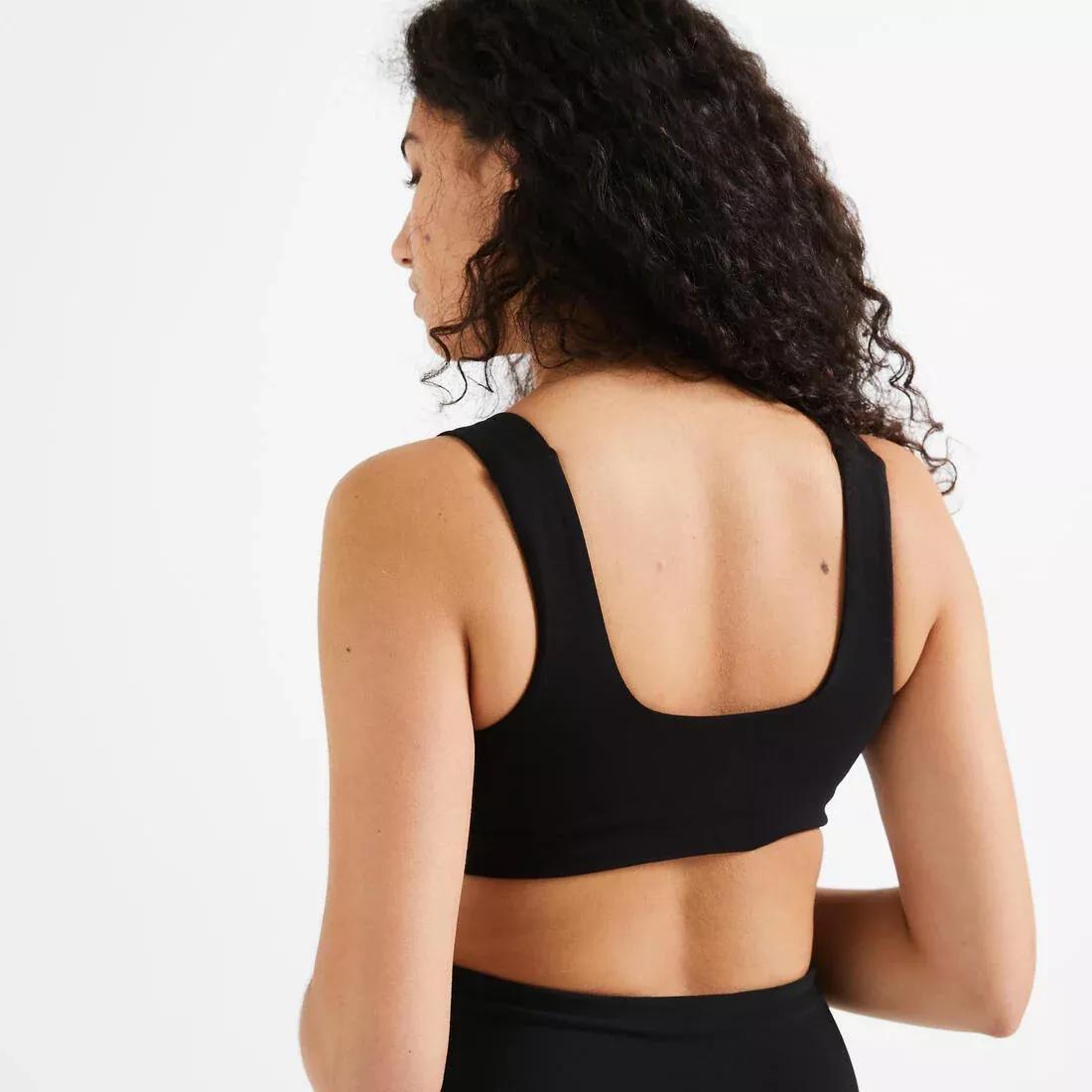 Light Support Fitness Bra - 120, Grey, No Color, large image number 11