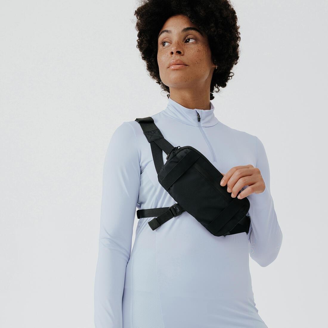 2-Position Running Bag, Black, No Color, medium