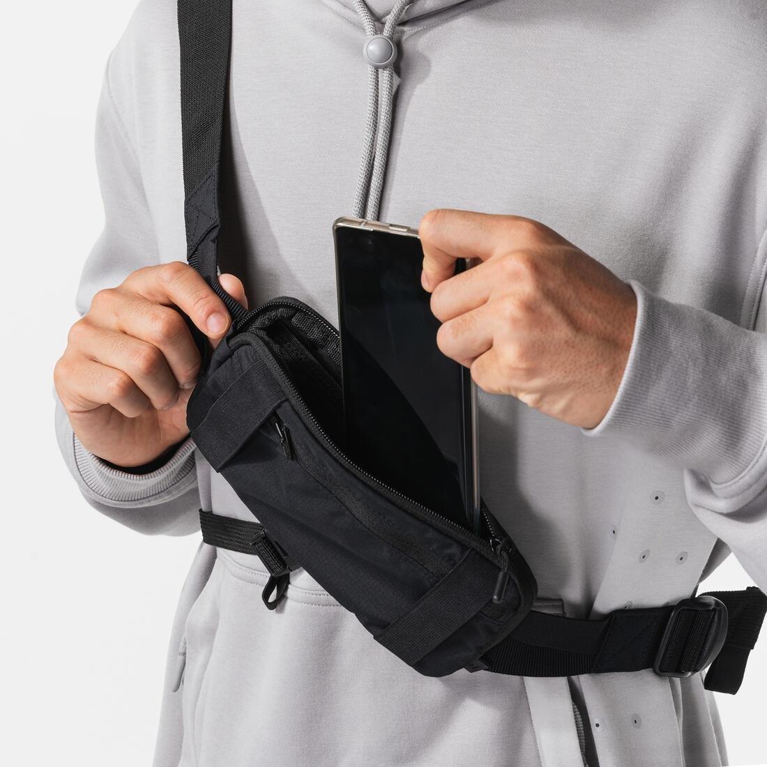 2-Position Running Bag, Black, No Color, medium