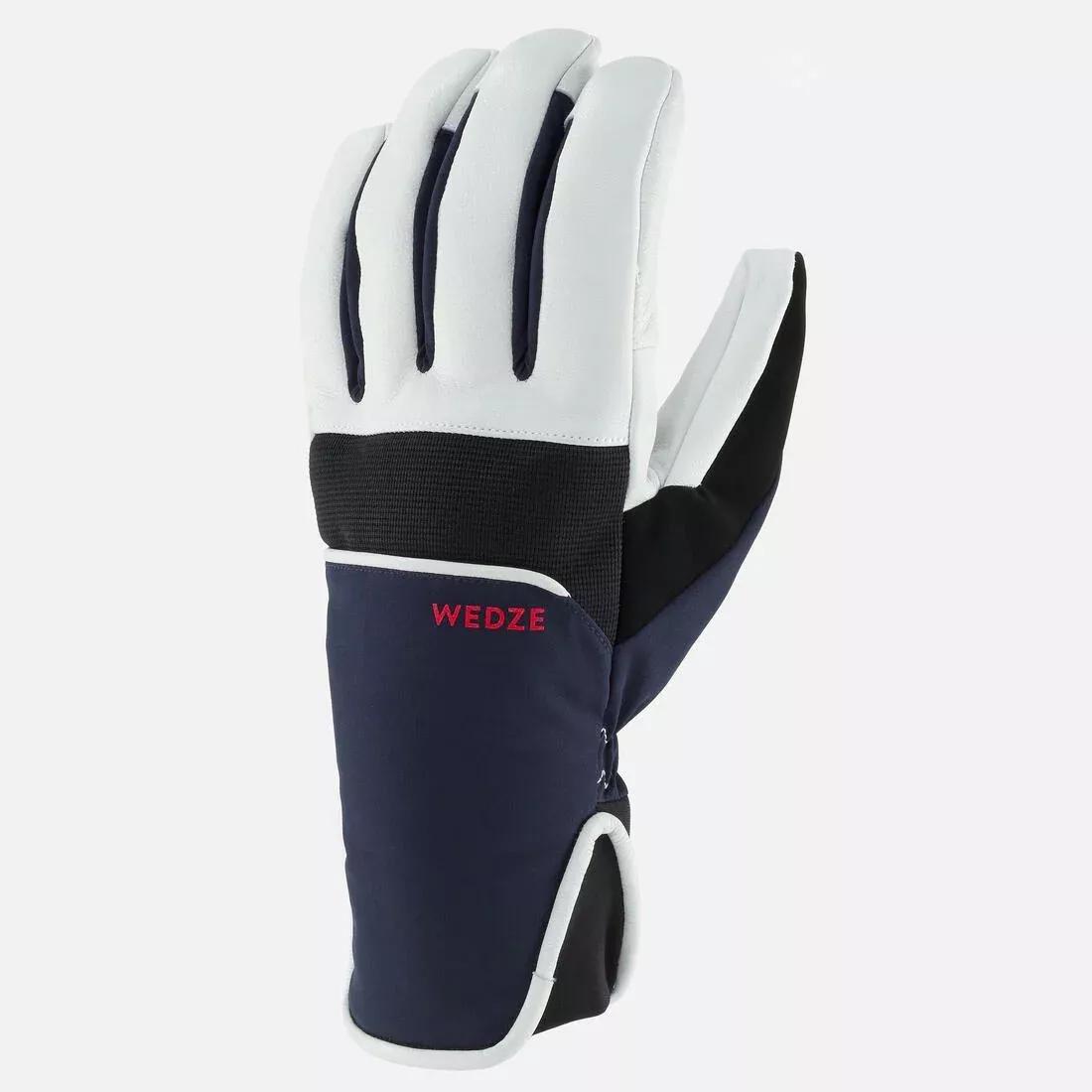 ASPHALT BLUE Adult Ski Gloves 500 Sport, , large image number 8