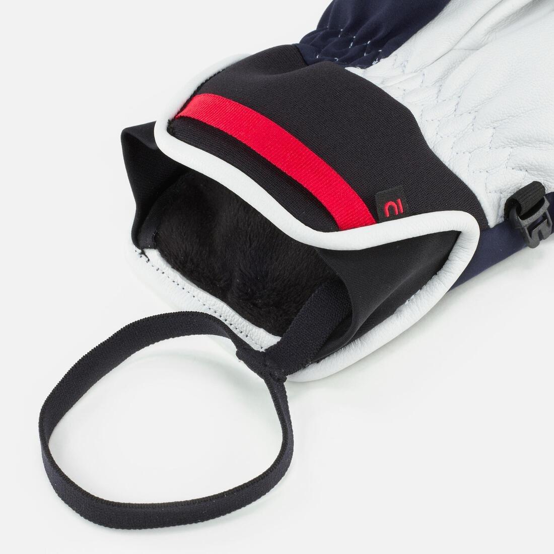 ASPHALT BLUE Adult Ski Gloves 500 Sport, No Color, large image number 9