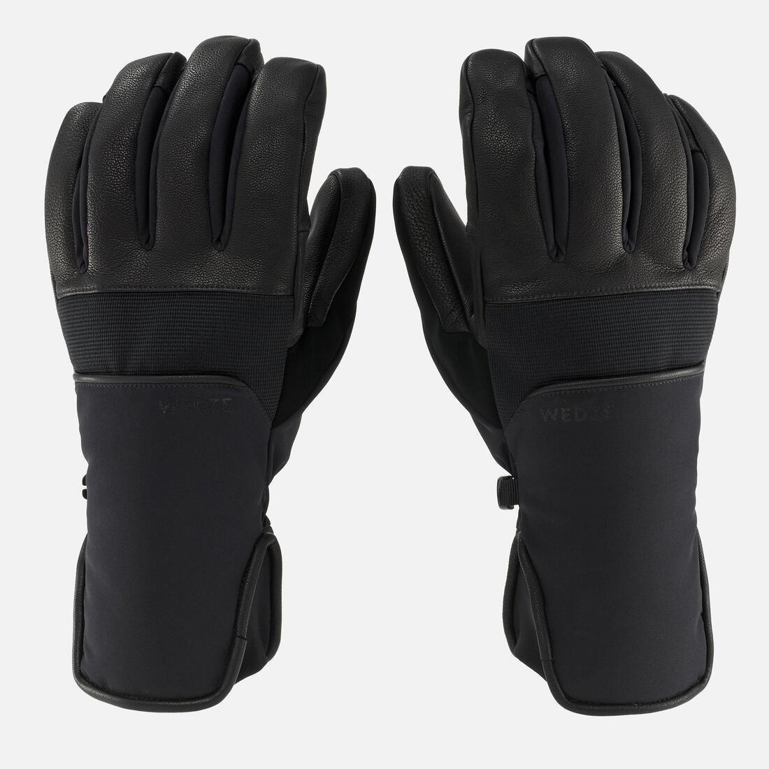 ASPHALT BLUE Adult Ski Gloves 500 Sport, , large image number 11