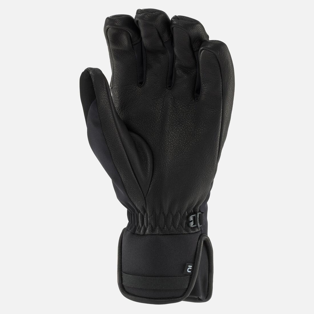 ASPHALT BLUE Adult Ski Gloves 500 Sport, , large image number 12