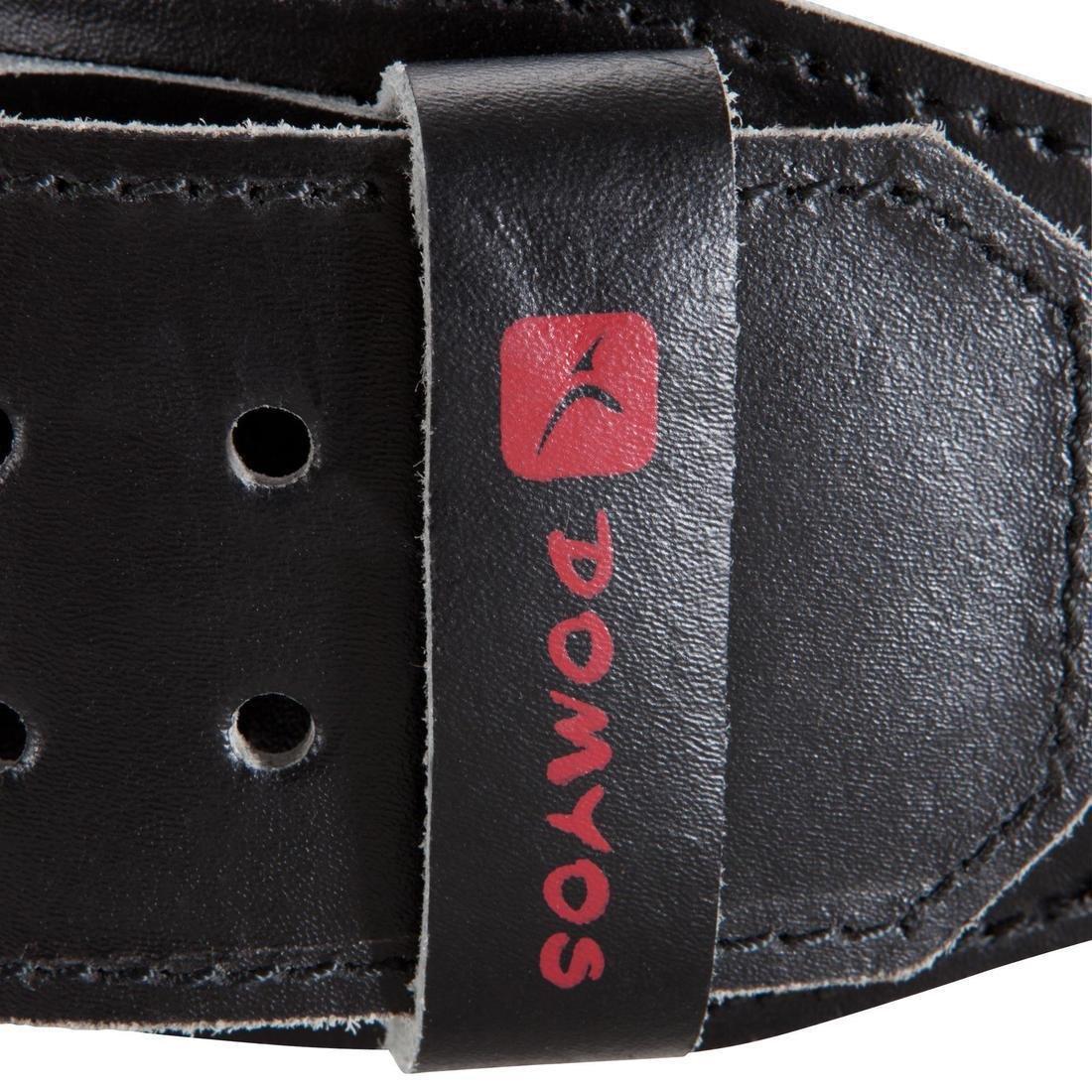 Leather Weight Training Belt - Black CORENGTH