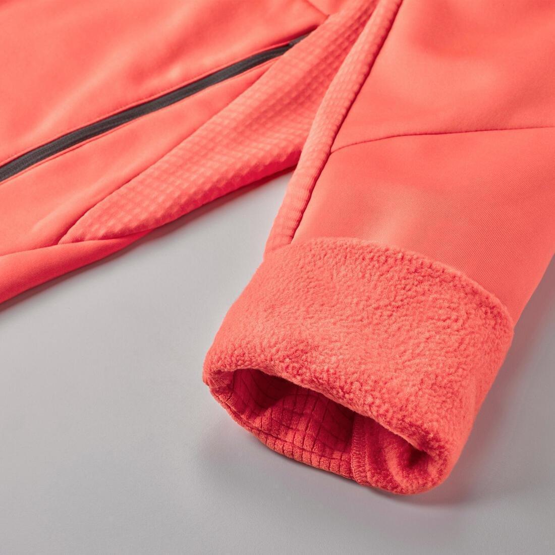 Women Hiking Fleece Jacket - Mh520 Hood, Pink, , large image number 3