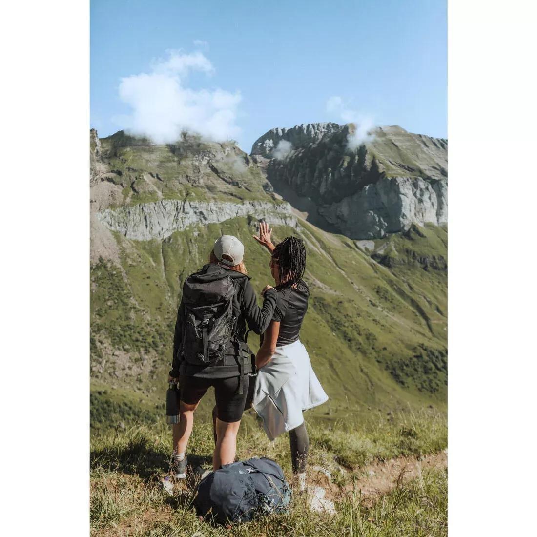 Women's MH500 Hood Fleece Jacket, Black, No Color, medium