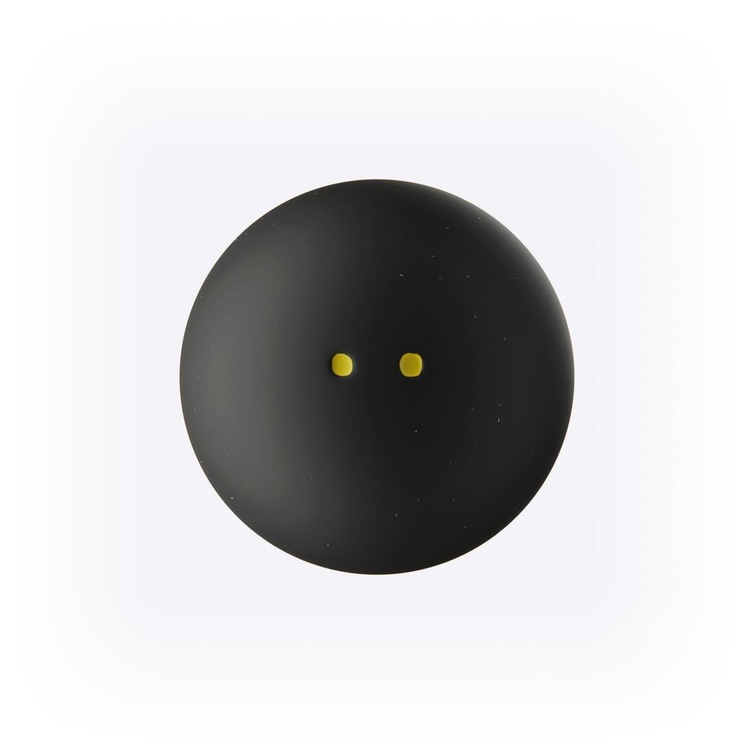 Sb 990 Double Dot Squash Ball Pack Of 2, Yellow, No Color, medium