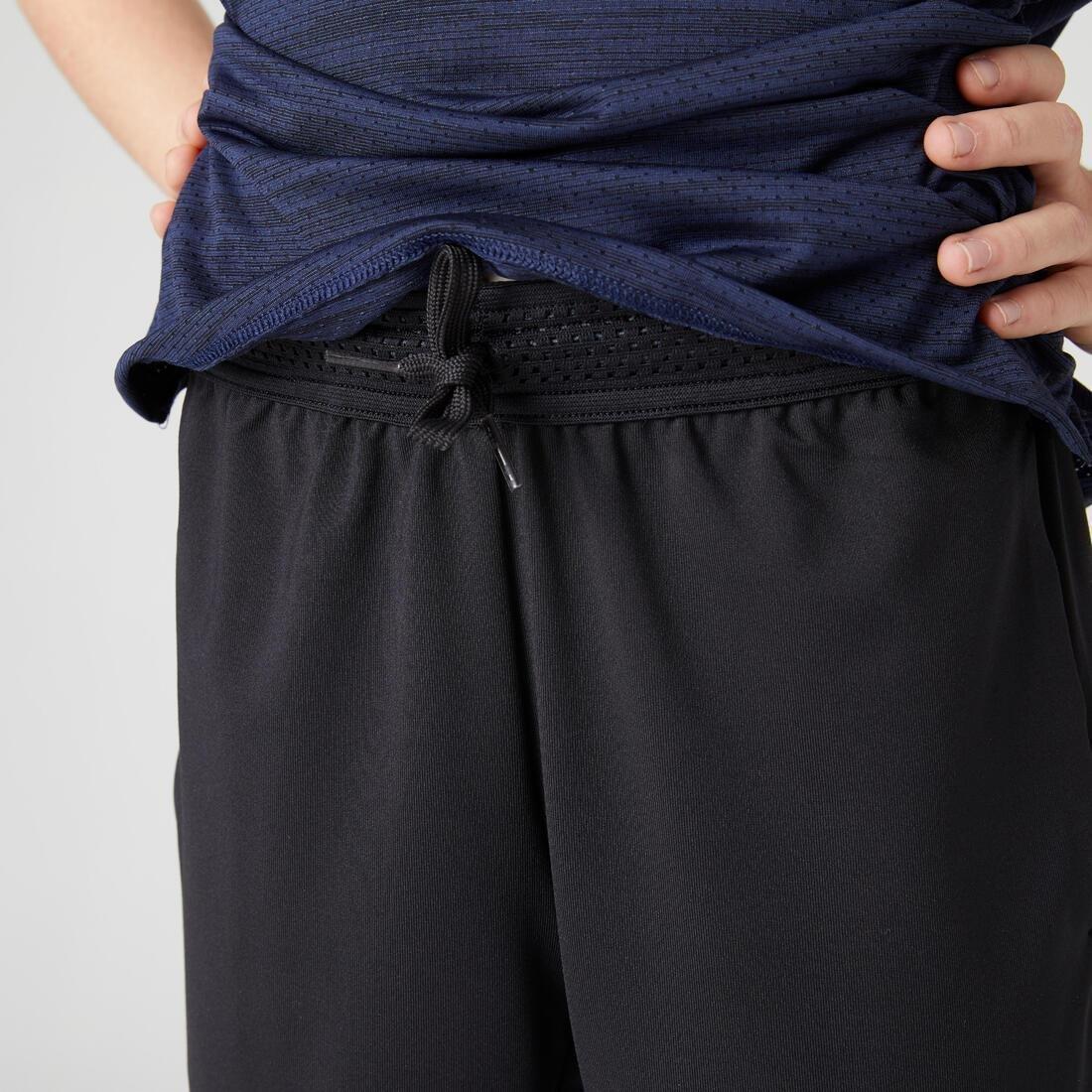 Kids Breathable Shorts 500, Grey, , large image number 5