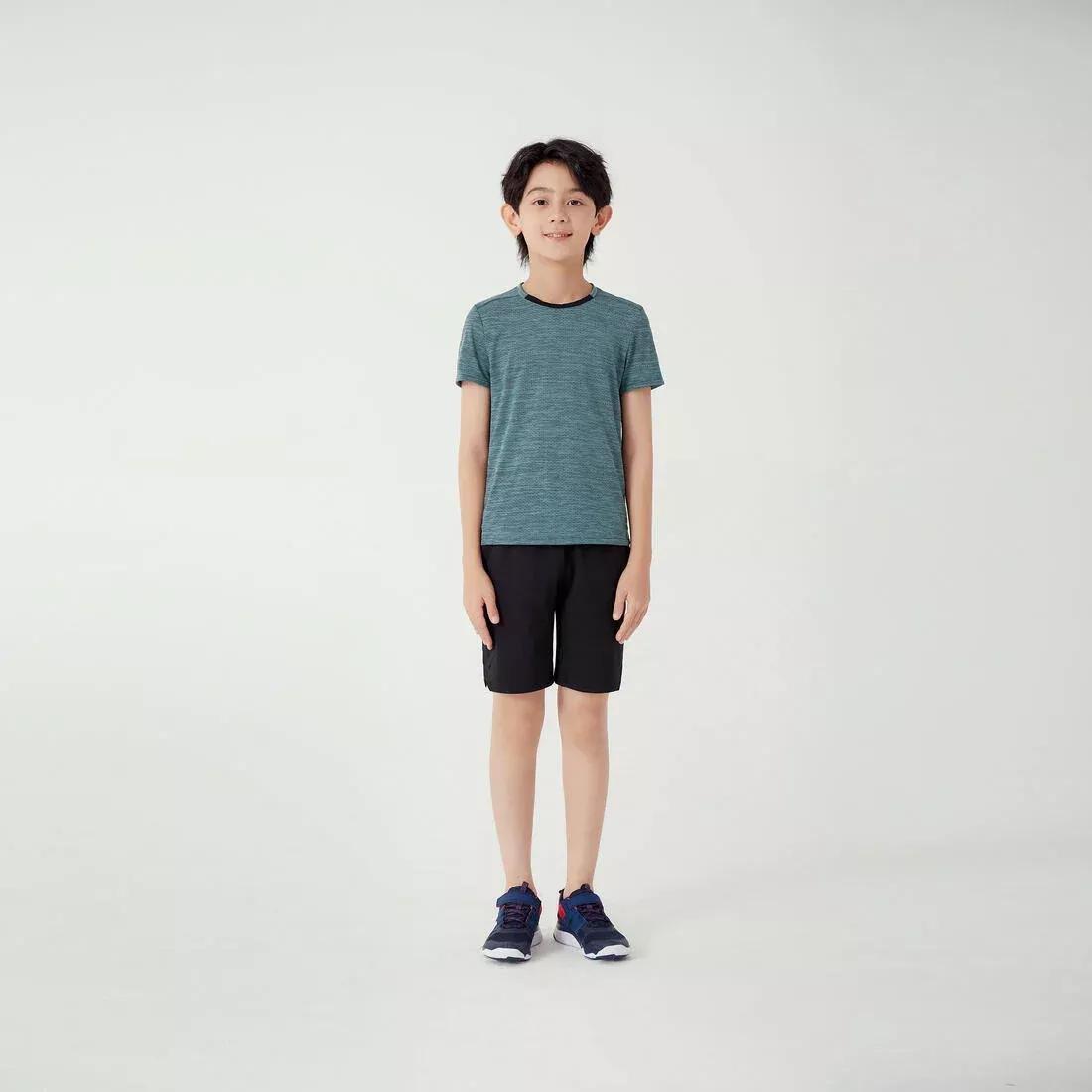 Kids Breathable Shorts 500, Grey, , large image number 8