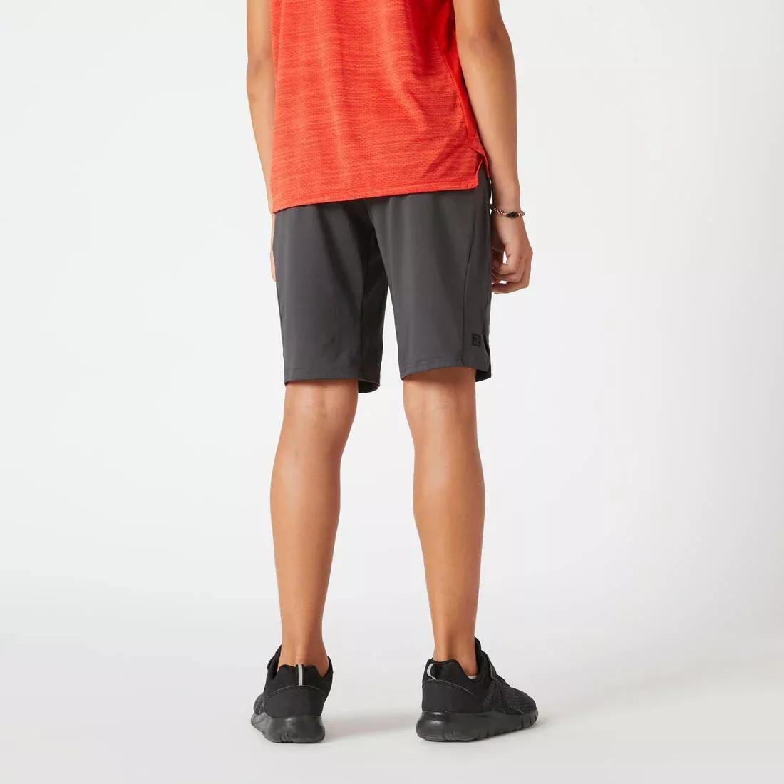 Kids Breathable Shorts 500, Grey, , large image number 12