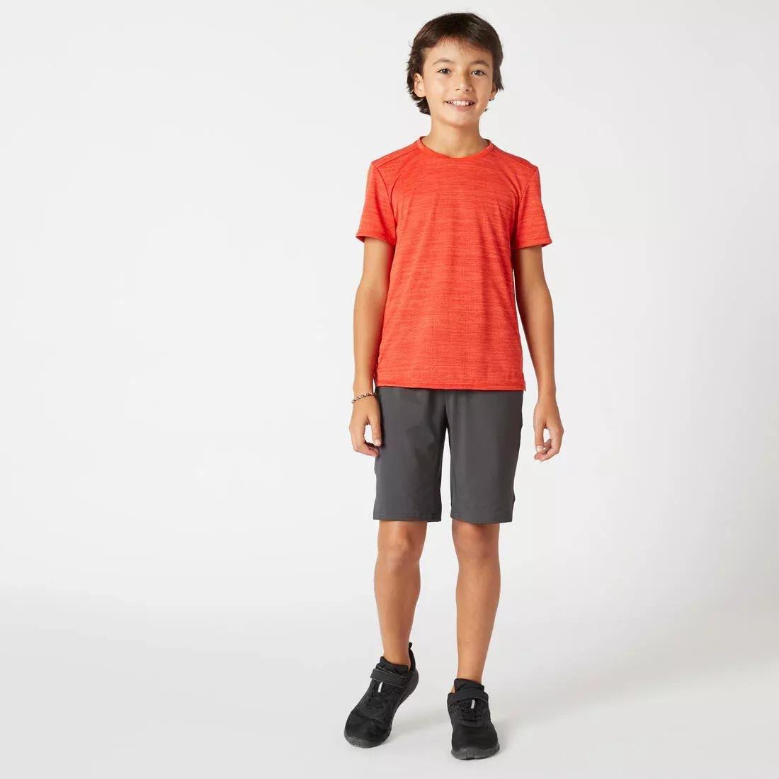 Kids Breathable Shorts 500, Grey, , large image number 13