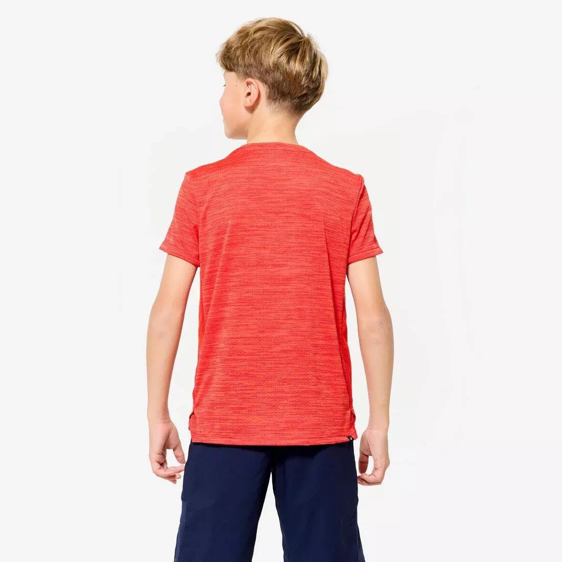 Kids Unisex Synthetic Breathable T-Shirt - S500, Red, No Color, large image number 11
