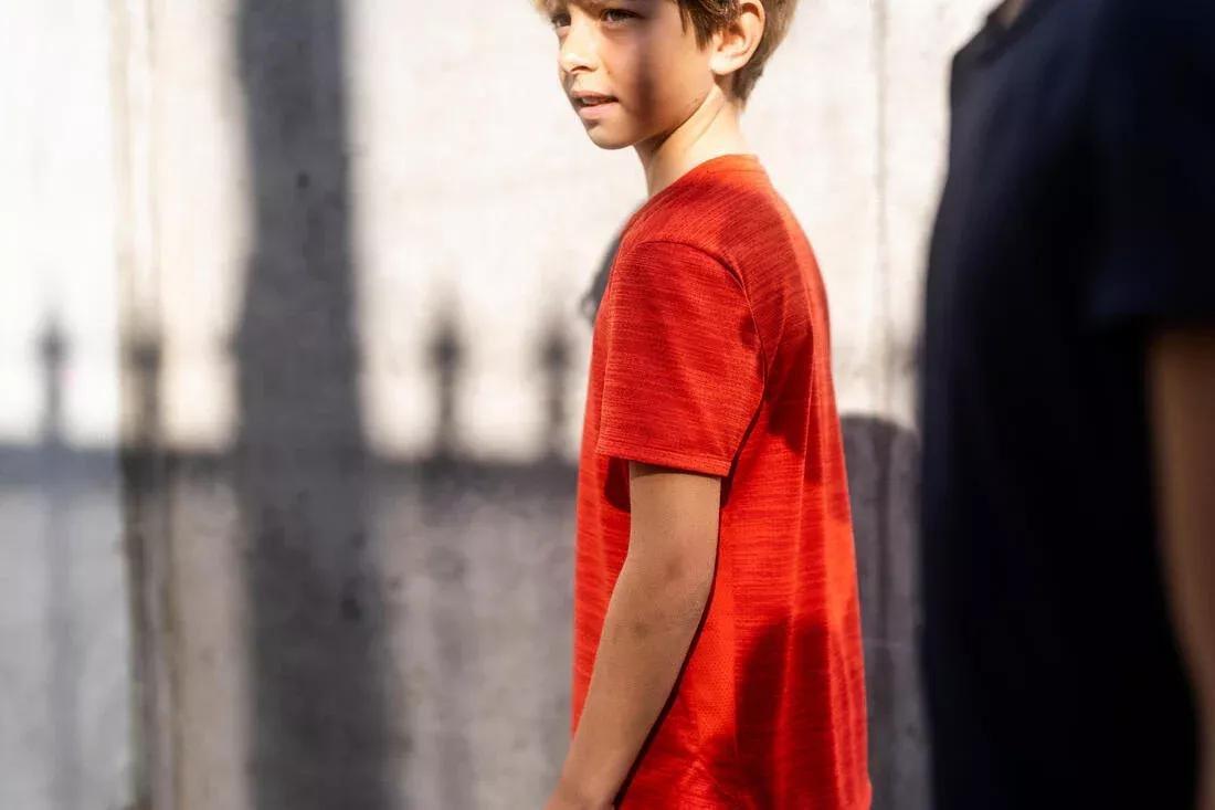 Kids Unisex Synthetic Breathable T-Shirt - S500, Red, No Color, large image number 14