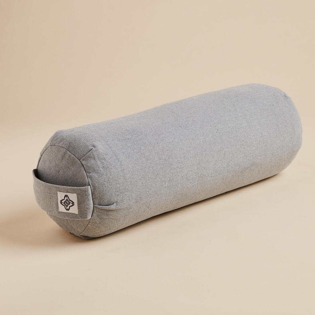 Yoga Bolster, Grey, No Color, large image number 0