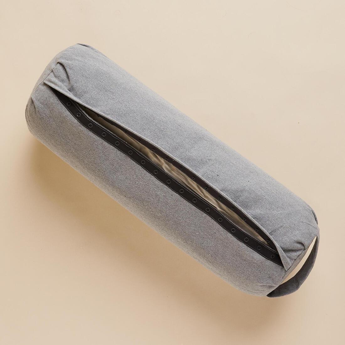 Yoga Bolster, Grey, No Color, medium