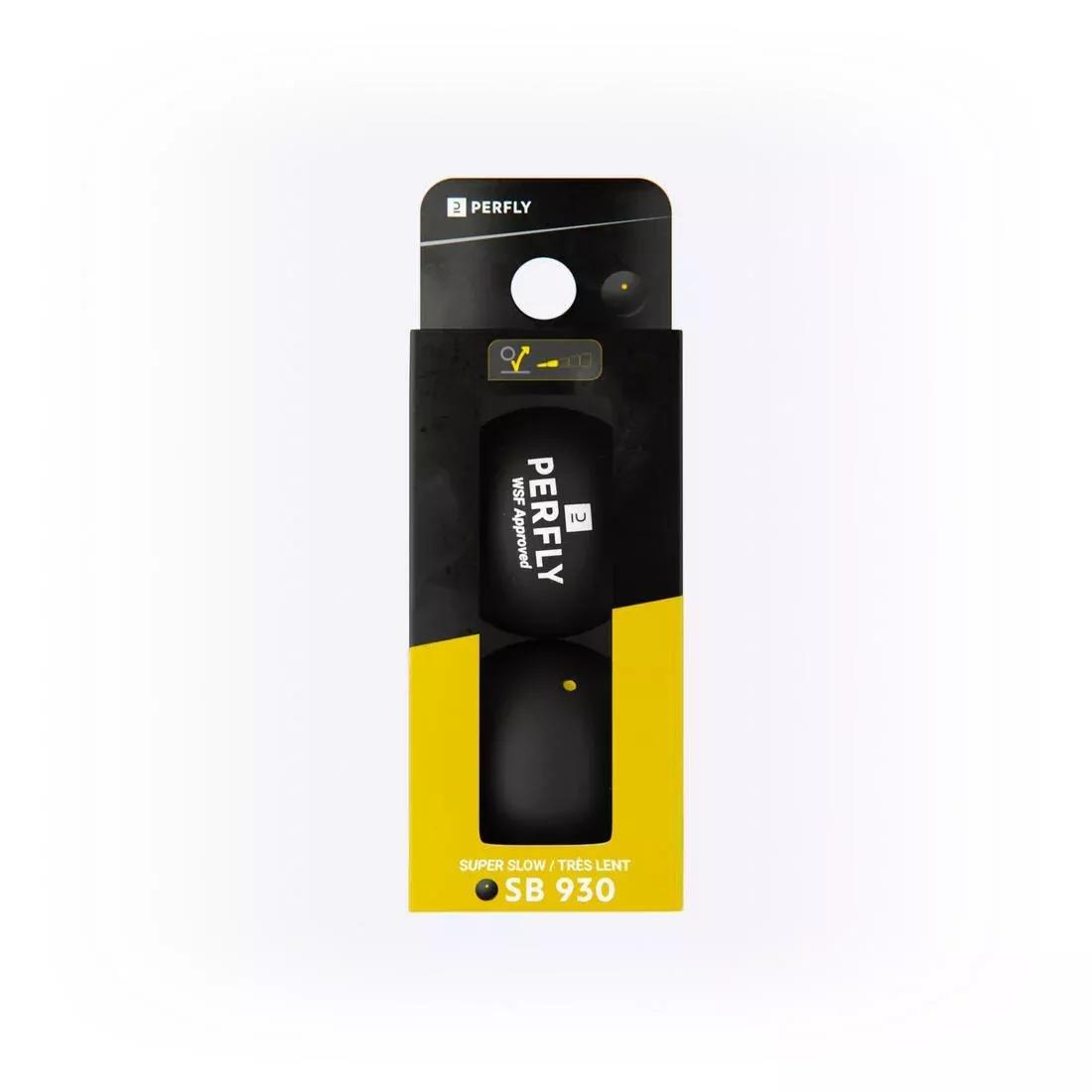 Sb 930 Squash Ball Pack Of 2 ,Yellow Dot, No Color, medium