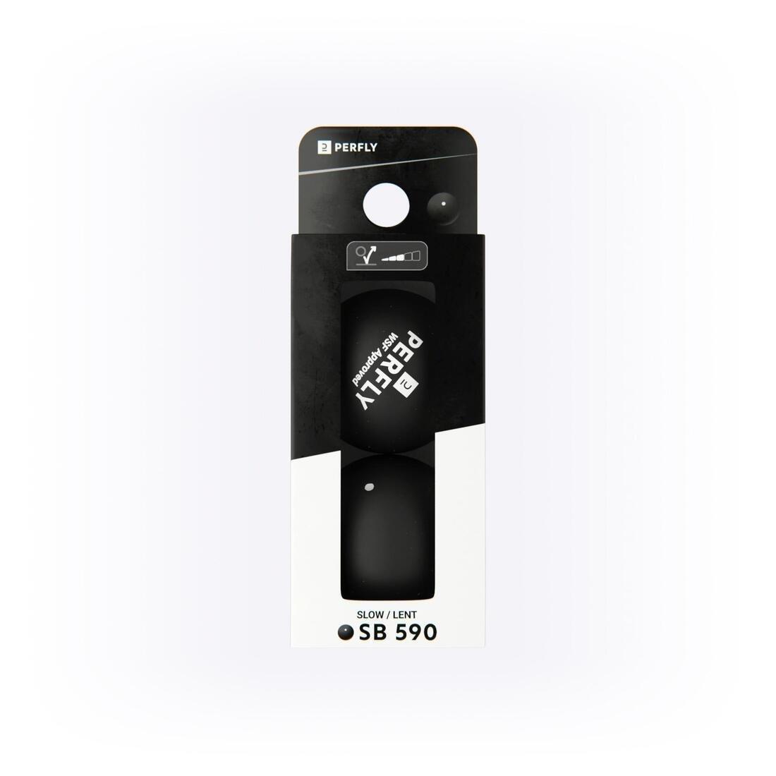 Sb 590 Squash Ball Pack Of 2, White Dot, No Color, large image number 1